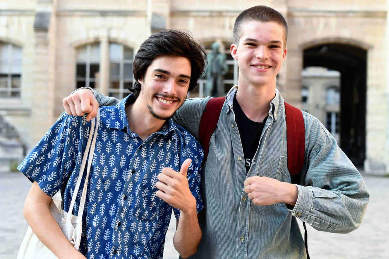 Hector BOUDOT (à droite) avec l'un de ses collègues de la promotion des Lauréats Zellidja 2018 (photo DR)