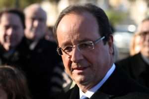François Hollande, aux cérémonies du 11 novembre 2013
