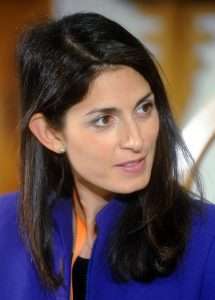 Virginia Raggi, candidate du Mouvement 5 Etoiles, élue maire de Rome dimanche 19 juin