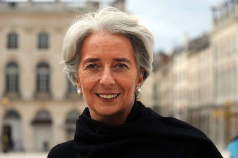 Christine Lagarde alors directrice du FMI (DR)