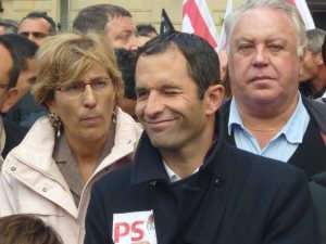 Benôit Hamon, candidat du parti socialiste à l'élection présidentielle