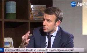Emmanuel Macron, candidat à la présidentielle, en visite en Algérie
