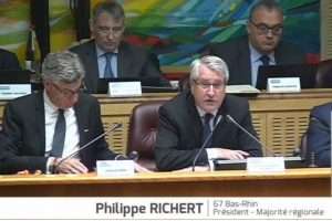 Philippe Richert, président du CR Grand Est