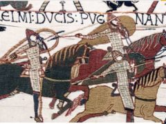 Un détail de la tapisserie de Bayeux. Wikipedia, CC BY-SA