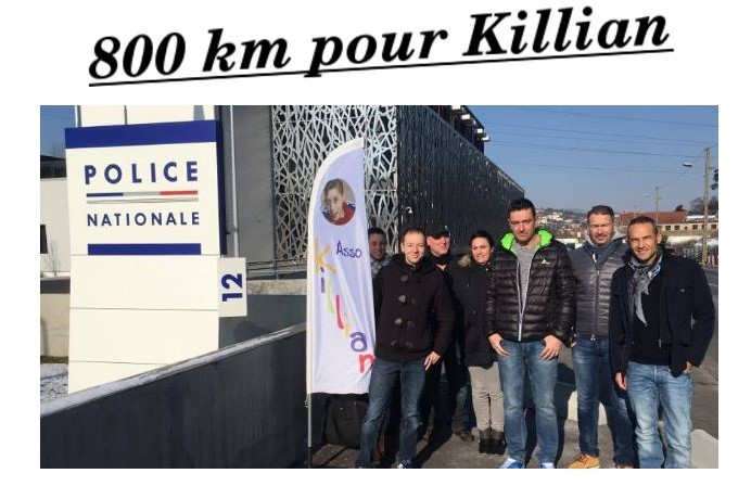 Huit policiers vont courir 800 km aux côtés du papa de Killian