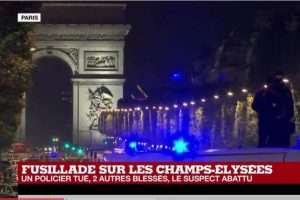 Fusillade à Paris, revendiquée par Daesch (capture France24)