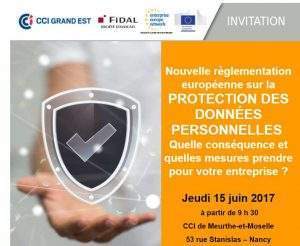 Protection des données personnes: information à la CCI 54