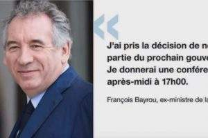 Démission de François Bayrou