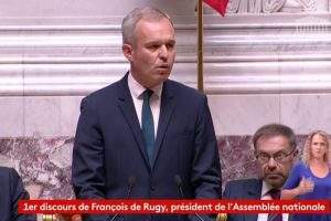 François de Rugy élu président de l'Assemblée nationale (capture Dailymotion)