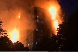 Incendie d'une tour à Londres (capture France24)
