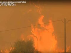 Nouveaux incendies dans le sud (capture EuroNews)