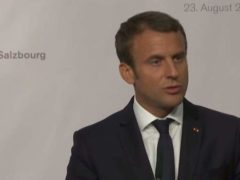 Conférence de presse d’Emmanuel Macron et du chancelier autrichien Christian Kern (RT France)