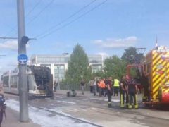 Incendie du Tram (twitter)
