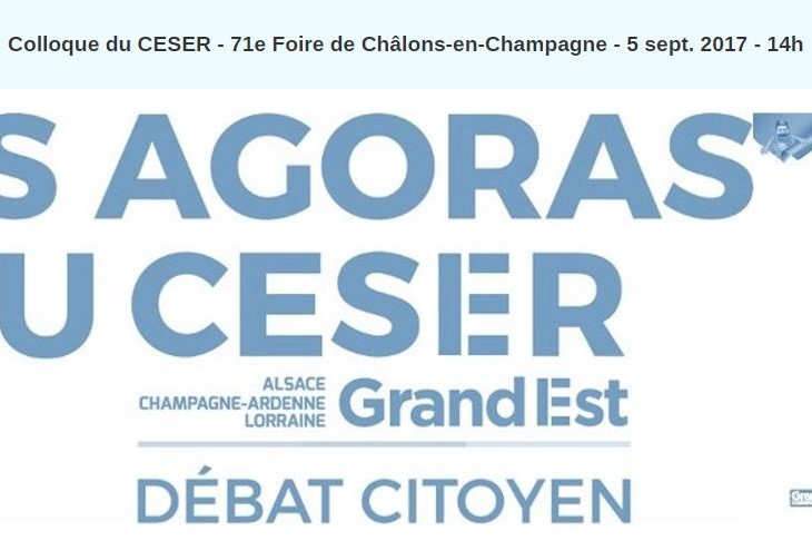 colloque du CESER à la Foire de Châlons-en-Champagne