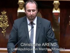 Le député Christophe Arend à l'assemblée nationale (capture A.N.)