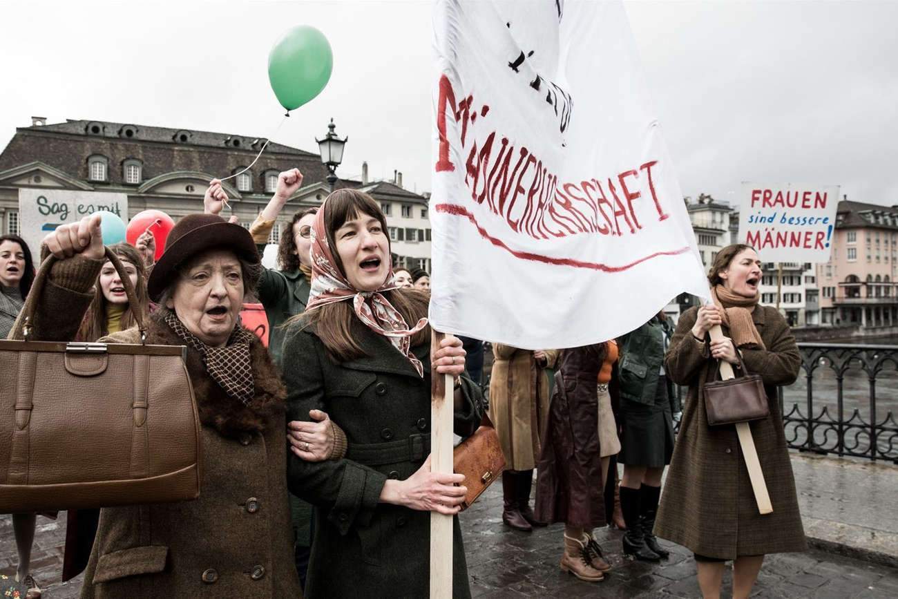Ce n'est qu'en 1971 que le droit de vote a été accordé aux femmes, en Suisse.