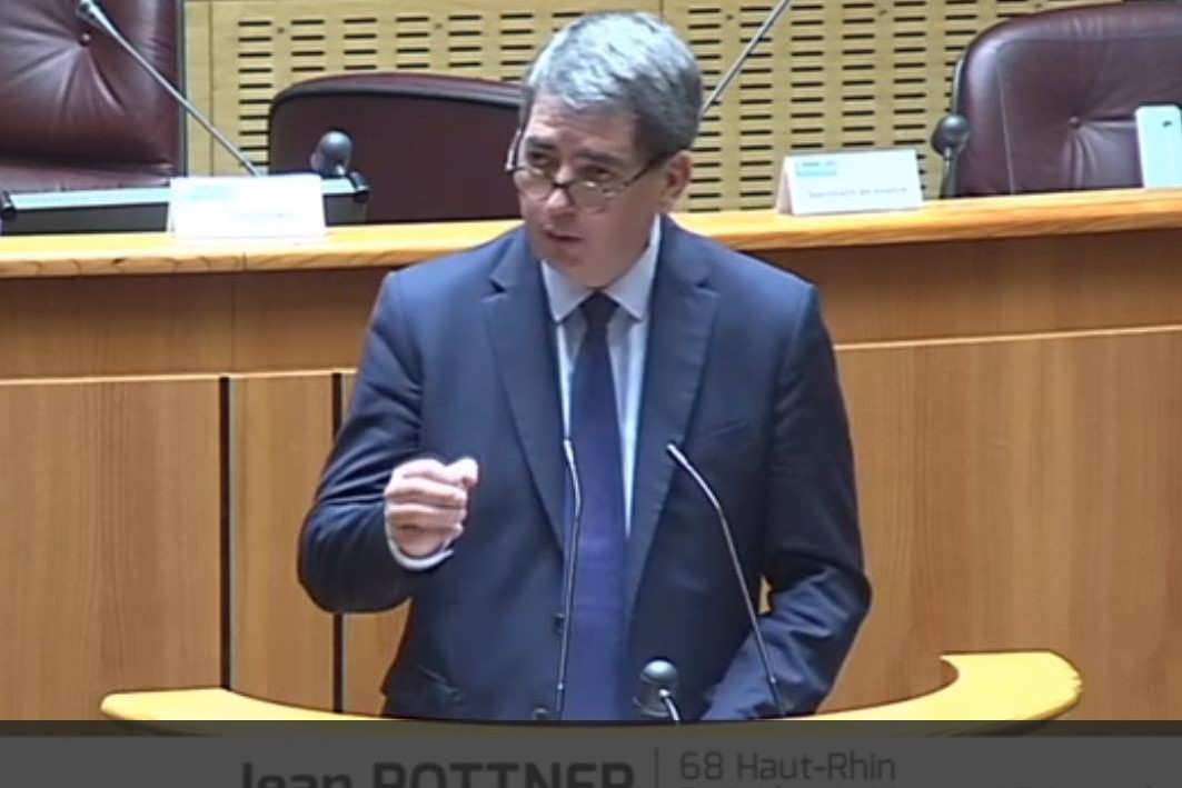 Jean Rottner, président de la région Grand Est (capture site internet région)