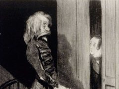 Honoré Daumier, « Le réfugié politique ». Fine Arts Museum of San Francisco