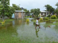 Les Îles Fidji après le passage du cyclone Winston, en février 2016. Les territoires insulaires figurent parmi les plus vulnérables au changement climatique. Shutterstock