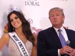 Donald Trump et miss univers (Capture Latino Vicente)