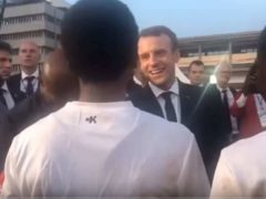 Macron au Gana, pays anglophone (ToiTV)
