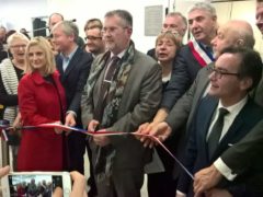 Inauguration de l'hôpital virtuel de Lorraine, le 23 janvier 2018 (DR)