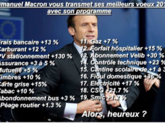 Avec les vœux de Macron