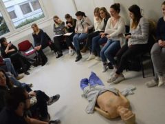 Un cours à l'hôpital virtuel de Lorraine (photo Factuel, université de Lorraine)
