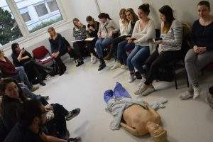 Un cours à l'hôpital virtuel de Lorraine (photo Factuel, université de Lorraine)