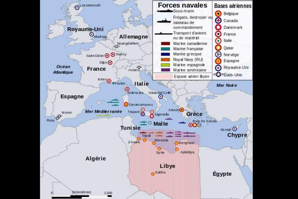 Coalition contre la Libye en 2011 (Wikipedia)