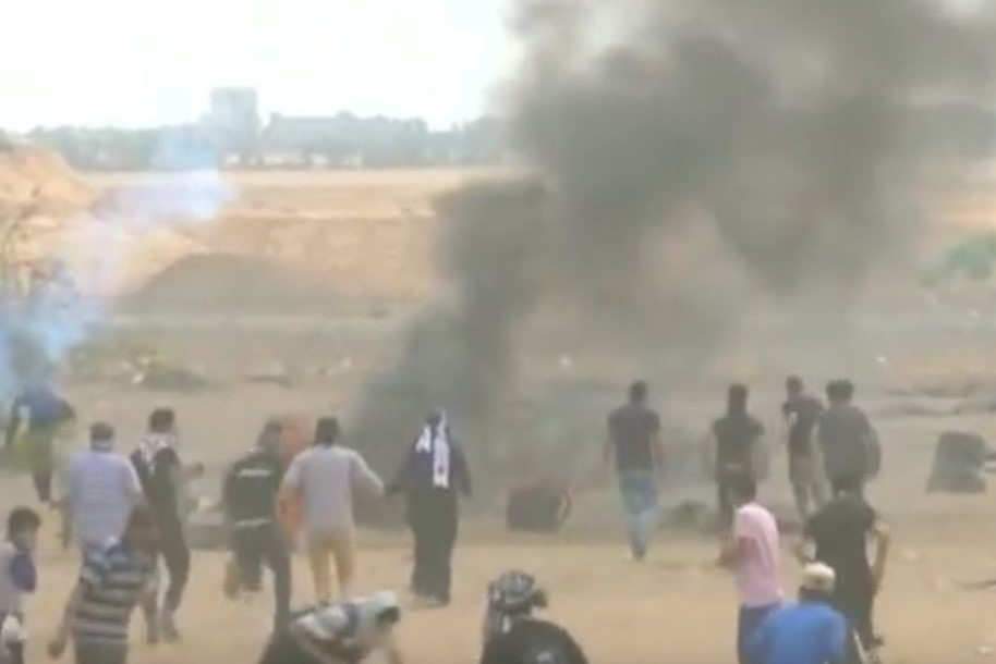 Les affrontements entre Israël et la Palestine ont fait une centaine de morts (capture Euronews)