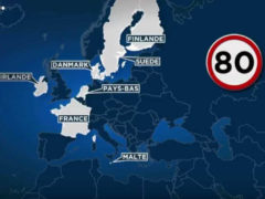 Limitation à 80 km/h sur certaines routes secondaires dès le 1er juillet 2018 (EuroNews)