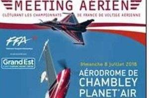 Meeting aérien à Chambley du 2 au 8 juillet 2018 5Affiche)
