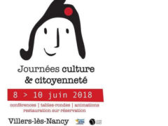 Culture et Citoyenneté à Villers-lès-Nancy du 8 au 10 juin 2018 (affiche)
