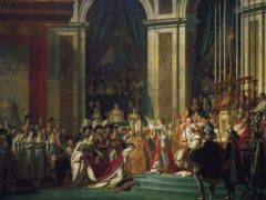 « Sacre de l'empereur Napoléon Ier et couronnement de l'impératrice Joséphine dans la cathédrale Notre-Dame de Paris, le 2 décembre 1804 », par Jacques-Louis David.