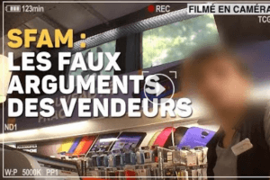 UFC-Que Choisir : plainte contre la FNAC et la SFAM (capture vidéo UFC)