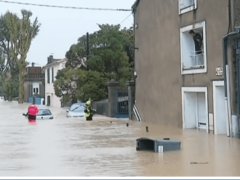 Les inondations ont fait 13 morts et de gros dégâts dans l'Aude (Capture EuroNews)