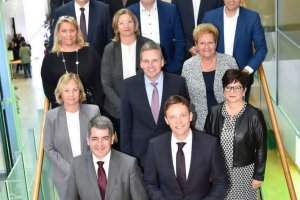 Accueil d'une délégation de la Sarre à Strasbourg (photo Stradler région GE)