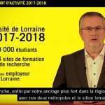 Pierre Mutzenhardt, président de l'université de Lorraine (capture vidéo UL)
