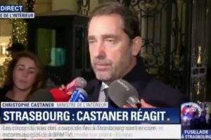 Le ministre de l'Intérieur réagit à la fusillade de Strasbourg (capture BFM TV)