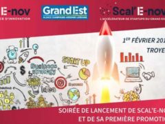Scal'E-nov, première promotion de 24 startups le 1er février 2019 à Troyes (affiche)