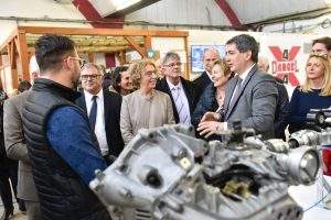 Signature du Plan régional d'Investissement en présence de Muriel Pénicaud, ministre du Travail (Photo Stadler RGE)