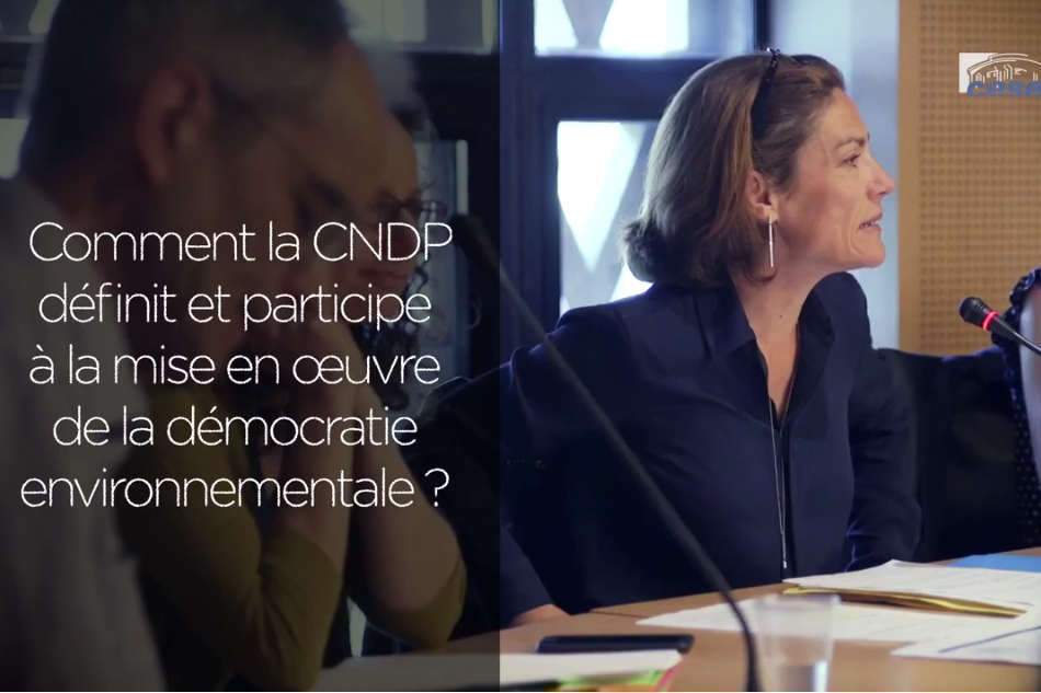 Chantal Jouanno, présidente de la Commission nationale du débat public (CNDP) capture ITW CESE