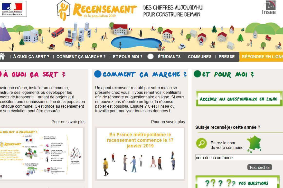 Recensement, mode d'emploi (Insee)