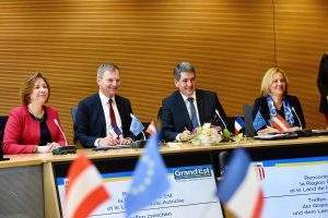 Rencontre Land de Coopération Grand Est-Land de Haute-Autriche (photo Stadler Région Grand Est)