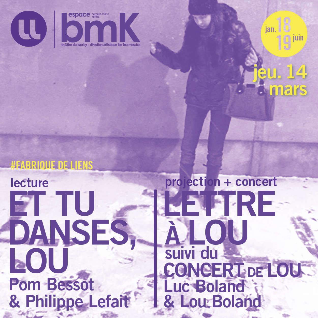 Spectacle Lou à Metz (affiche)