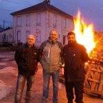 Franck Rassel (au centre) secrétaire régional FO-Pénitentiaire entouré de Cédric Naudin, secrétaire FO Toul et Mehmet Célik (secrétaire-adjoint à Toul) Photo DR)