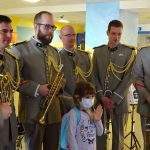 Le sextuor de cuivres de l'armée sextuor de cuivres de la musique de l’Arme Blindée Cavalerie (photo Armée)