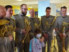 Le sextuor de cuivres de l'armée sextuor de cuivres de la musique de l’Arme Blindée Cavalerie (photo Armée)