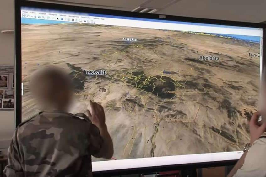 L'importance du renseignement géospatial (capture vidéo ministère des Armées)